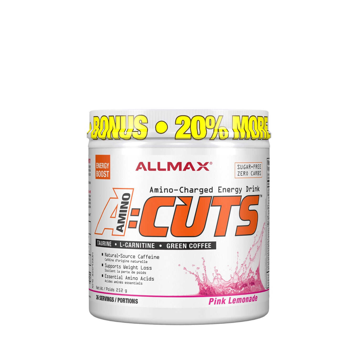 Amino A:Cuts - Pink Lemonade Pink Lemonade | GNC