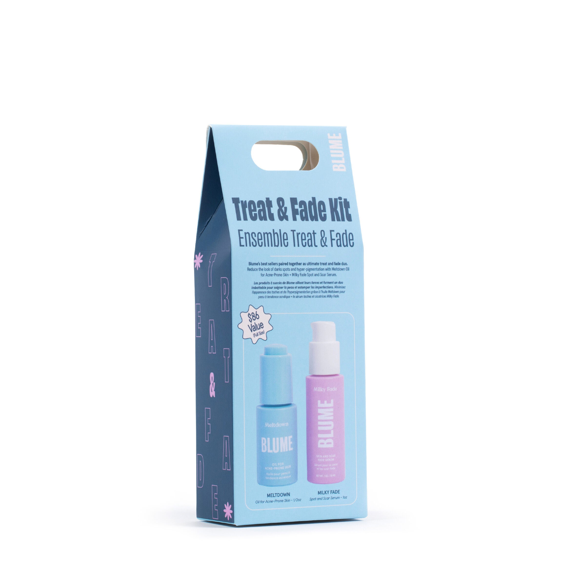 Treat &amp; Fade Kit: Meltdown Oil + Milky Fade Serum  | GNC