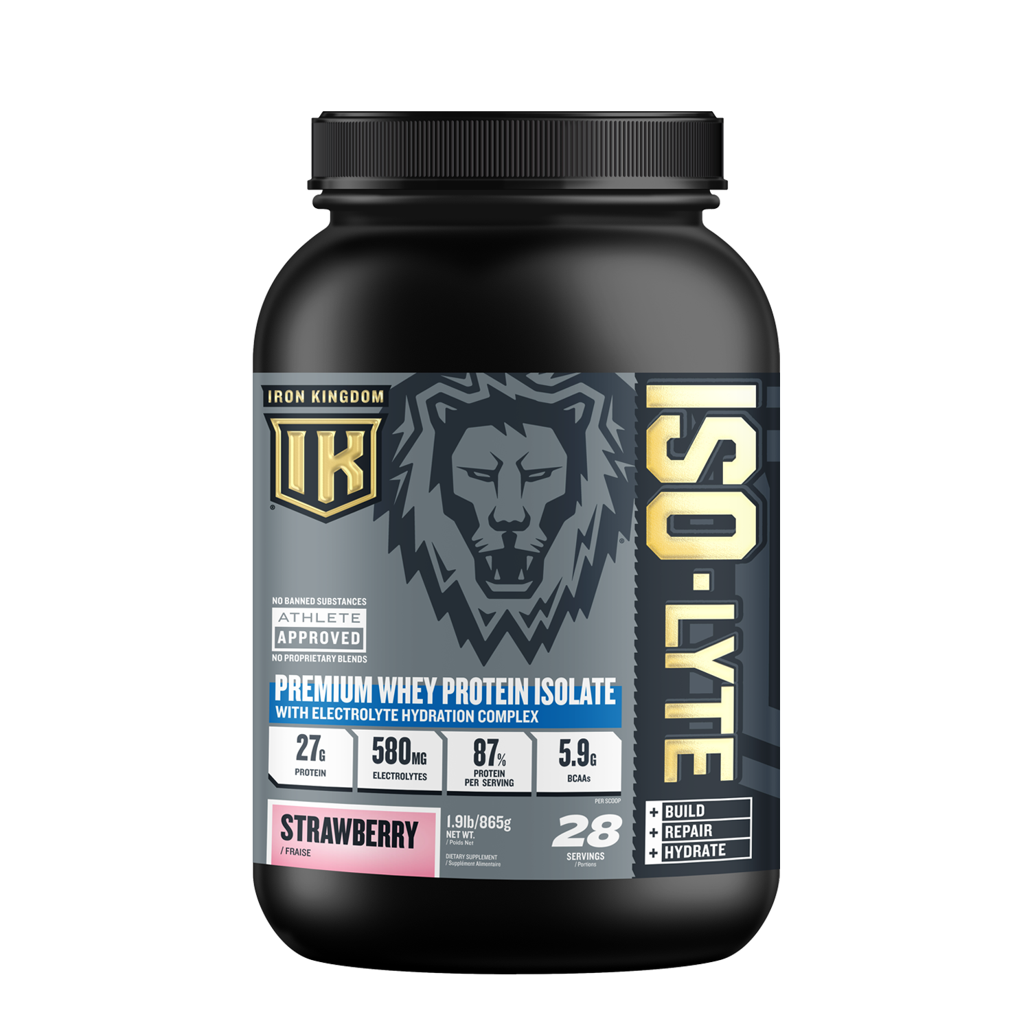 ISO-LYTE Premium Whey Protein Isolate - Strawberry  | GNC