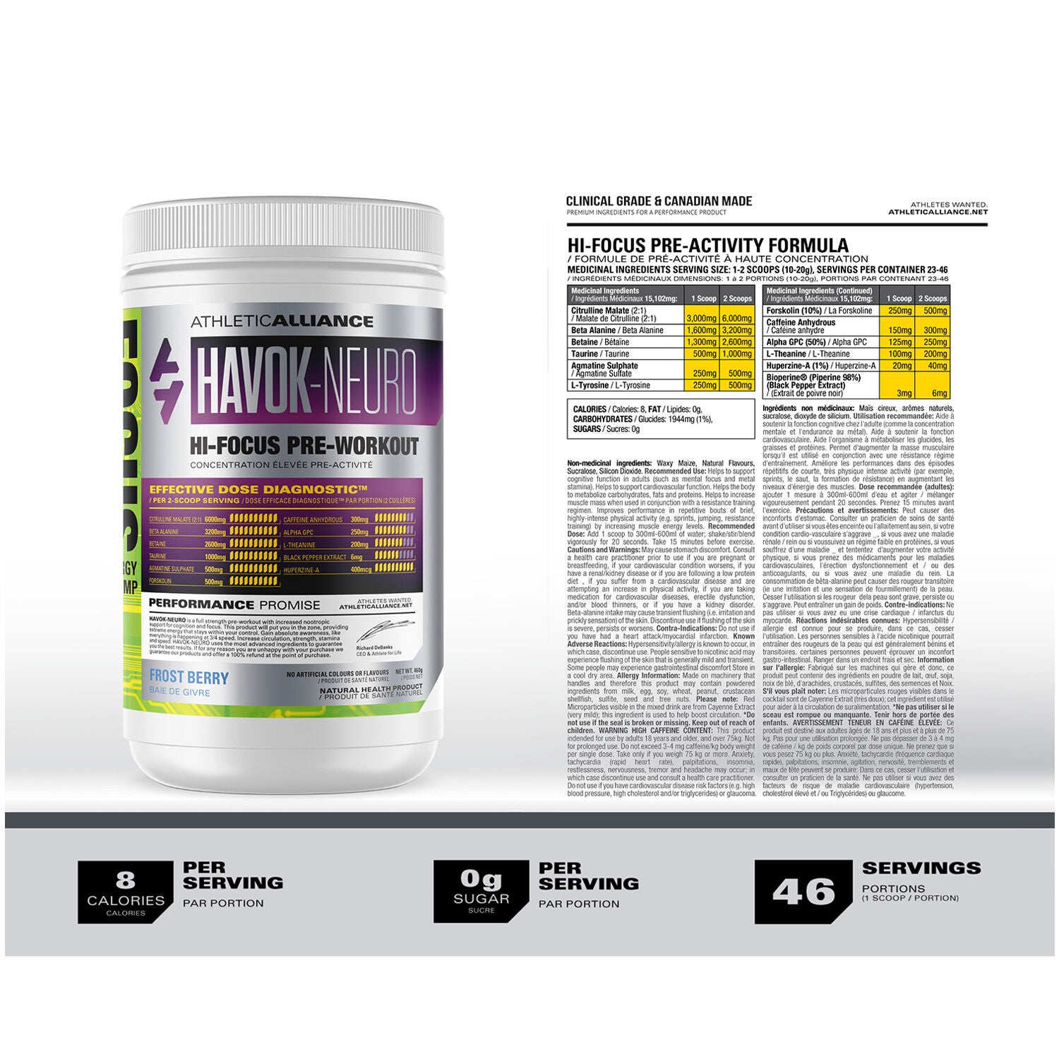 Havok-Neuro Peach Lemonade | GNC