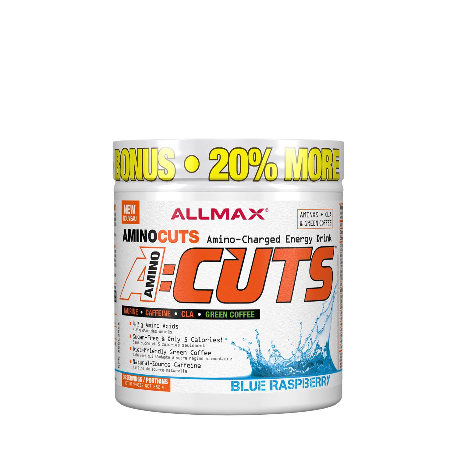 Amino A:Cuts Blue Raspberry | GNC