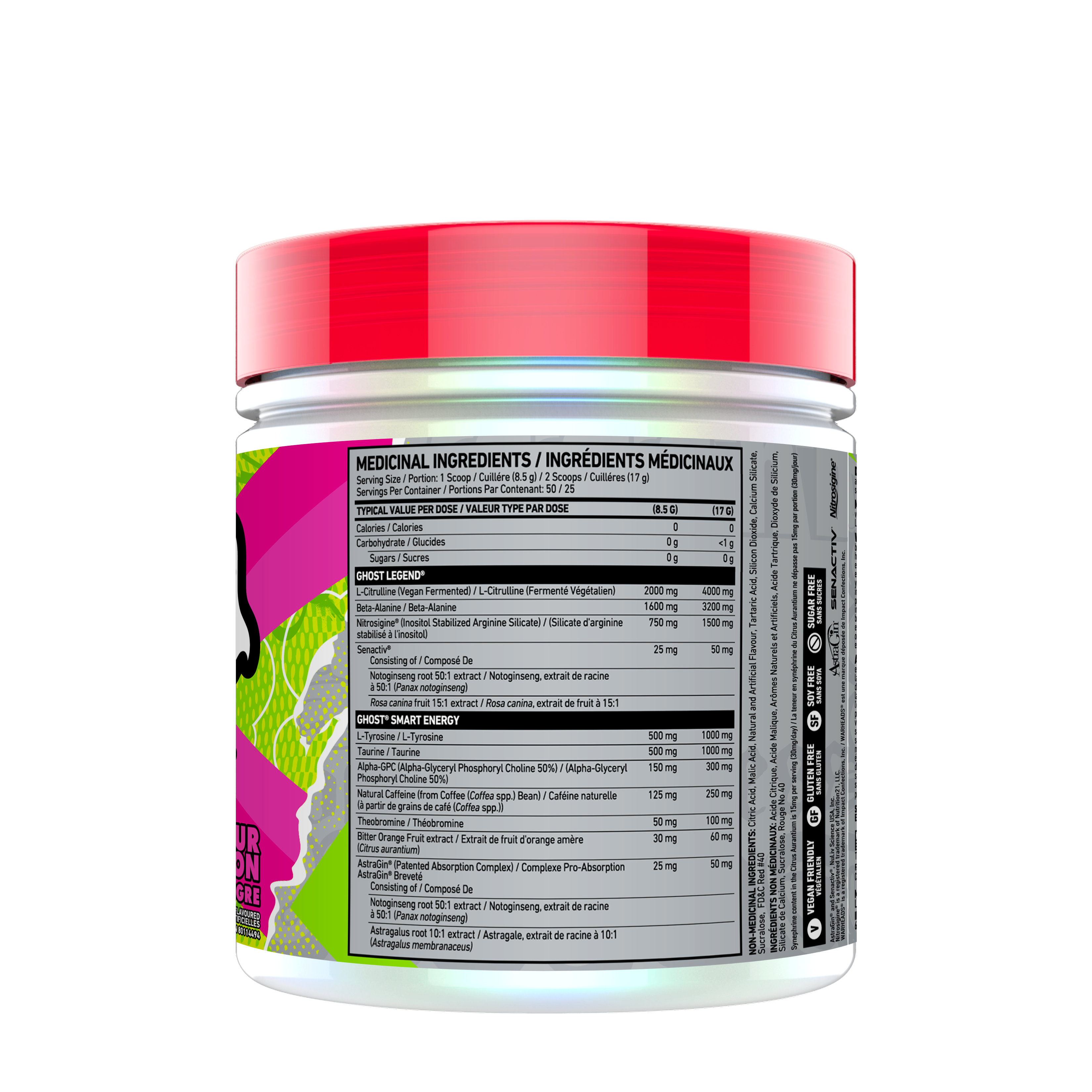 LEGEND&reg; Pre-Workout - WARHEADS&reg; Sour Watermelon WarHeads Sour Watermelon | GNC