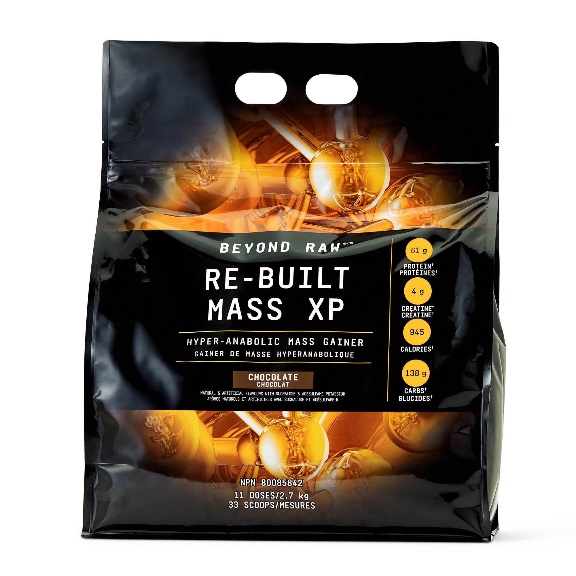 Beyond Raw Re Built Mass Xp Chocolate Gnc